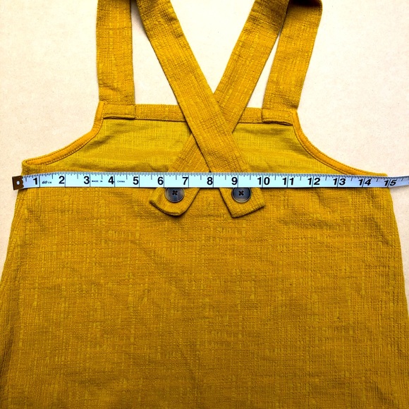 Madewell yellow cross back tank top sizeXS - Picture 4 of 6